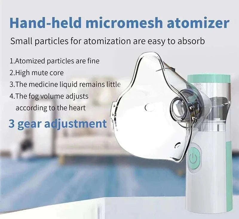 Portable Silent Mesh Nebulizer for Adults and Children-Type 1