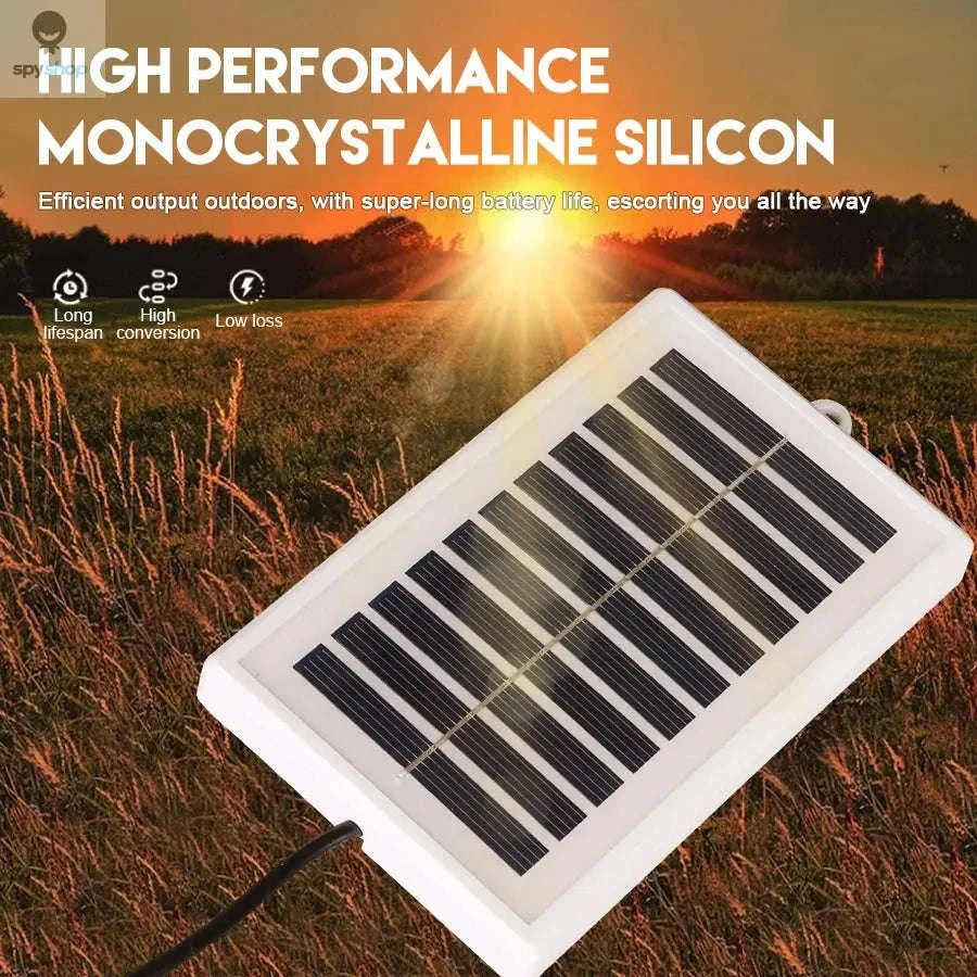 Portable Solar Charger with USB Output for Outdoor Adventures-2PCS solar panel