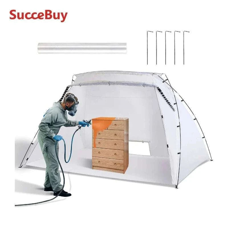 Portable Spray Paint Tent Booth for DIY Furniture & Projects-7.5x5.2x5.2ft / United States