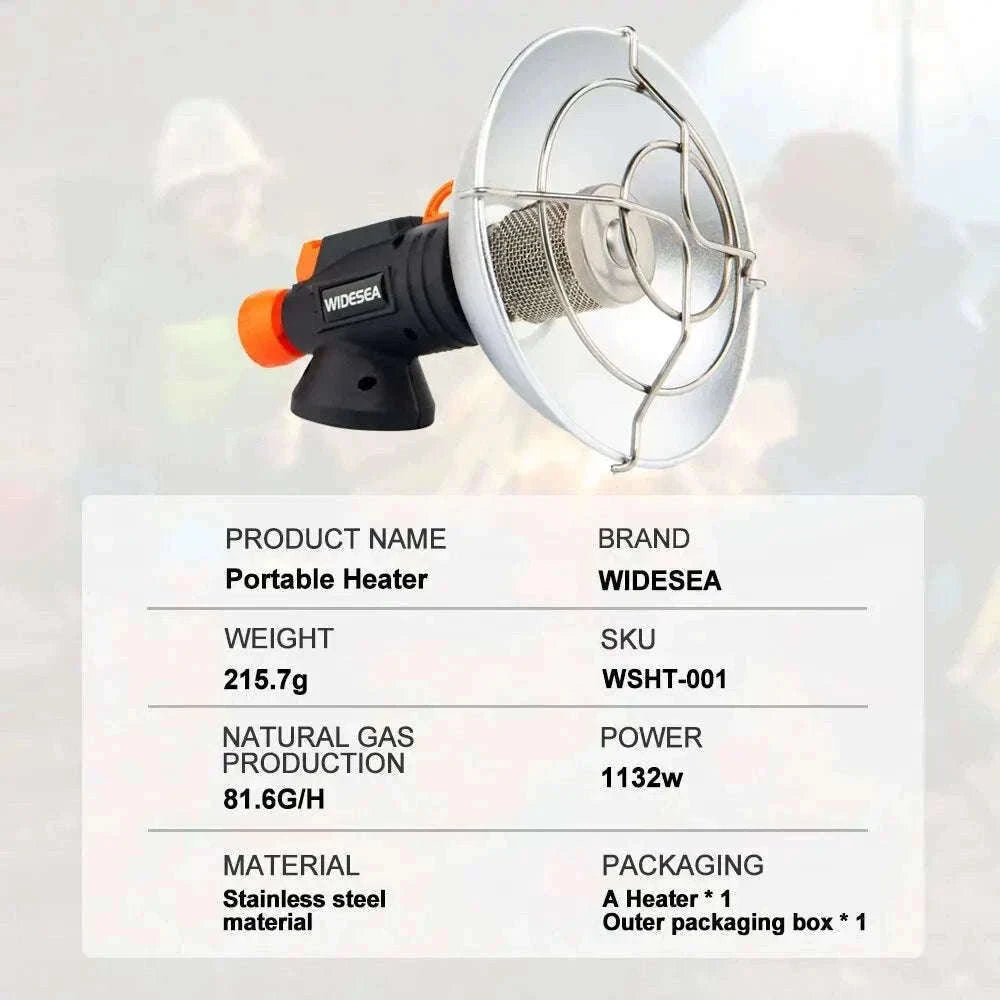 Portable Stainless Steel Camping Heater-WSHT-002