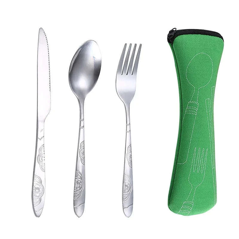Portable Stainless Steel Travel Cutlery Set-2