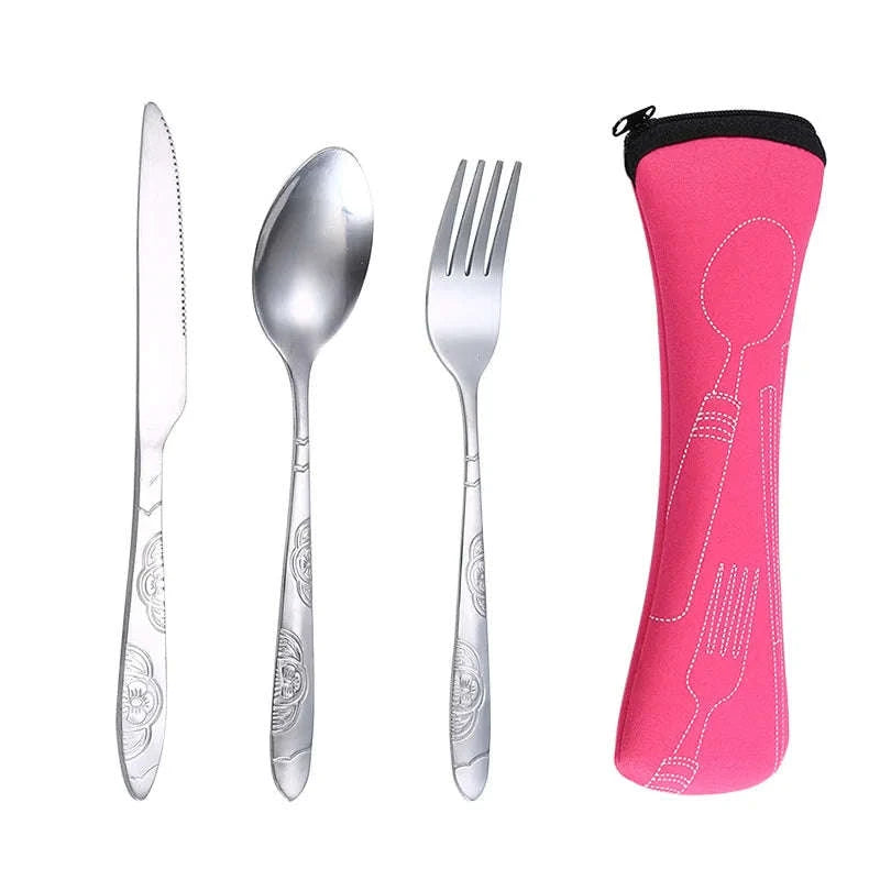 Portable Stainless Steel Travel Cutlery Set-2