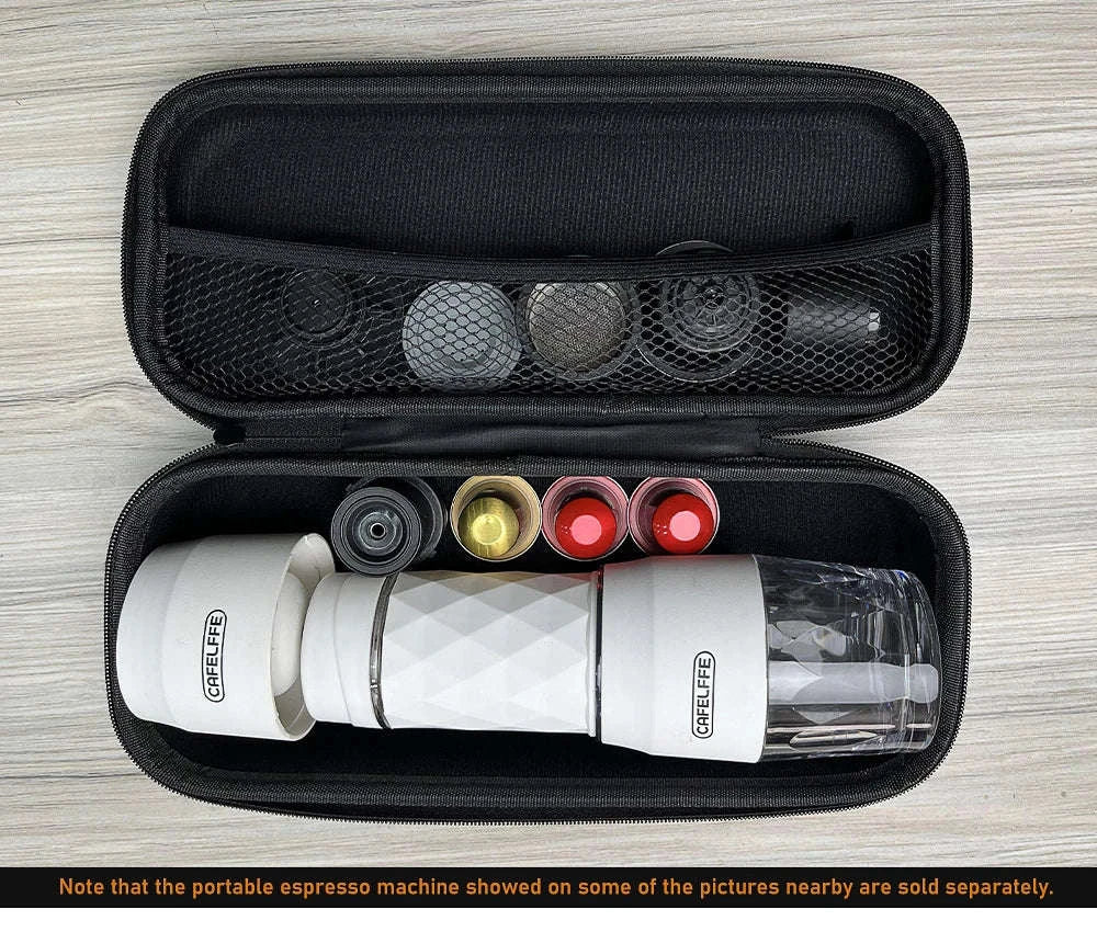 Portable Travel Coffee Bag for Espresso Gear-Black