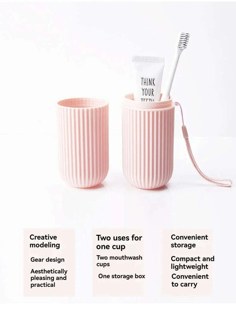 Portable Travel Toothbrush & Toothpaste Case-SKY BLUE