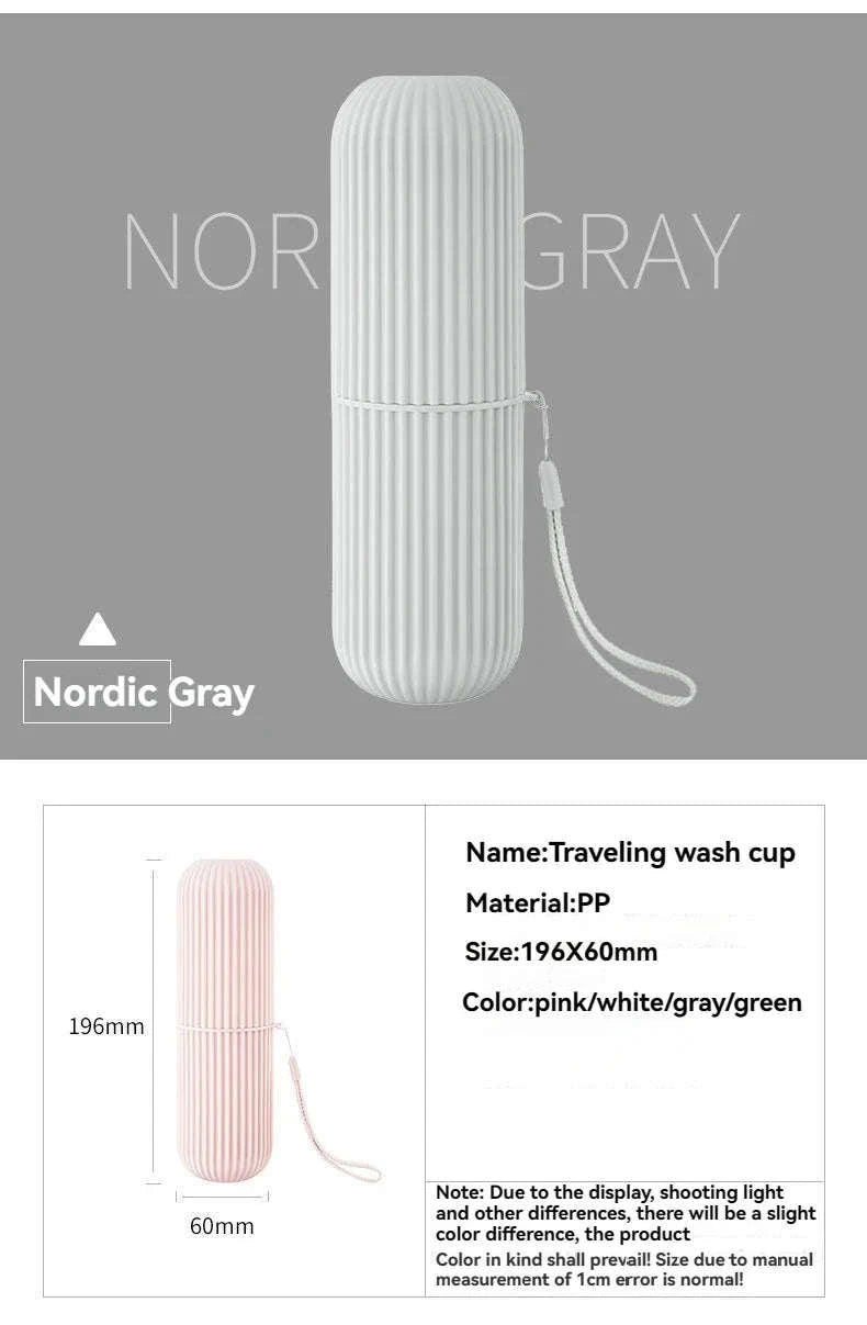 Portable Travel Toothbrush & Toothpaste Case-SKY BLUE