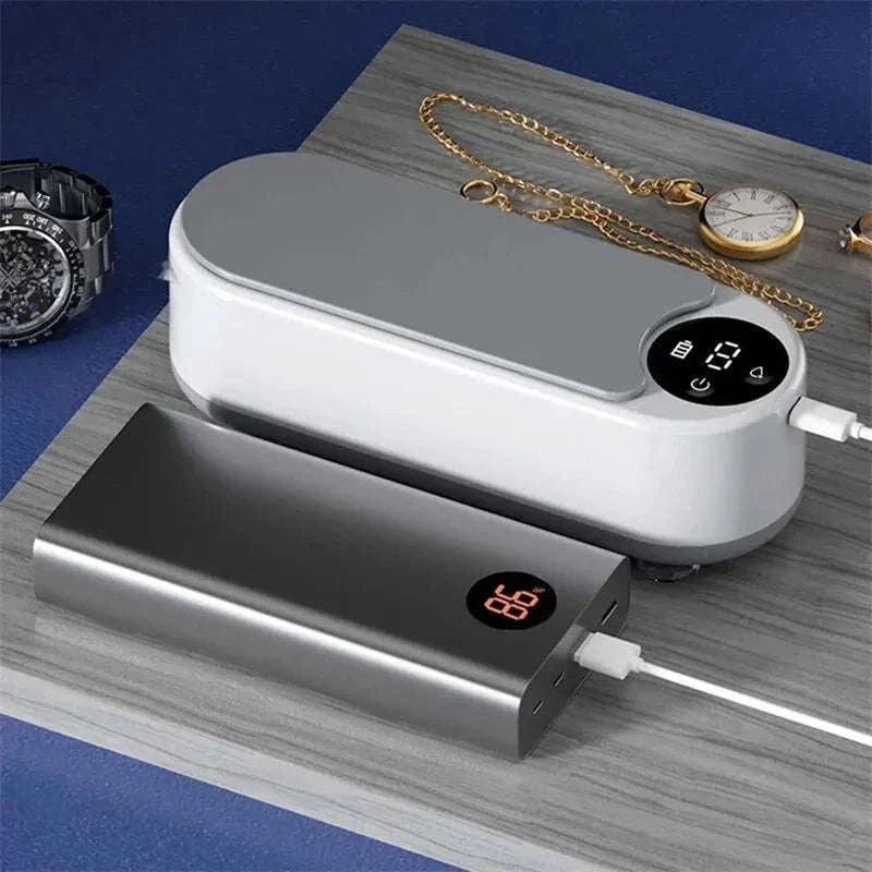 Portable Ultrasonic Cleaner for Jewelry, Glasses & Small Items-200654-display