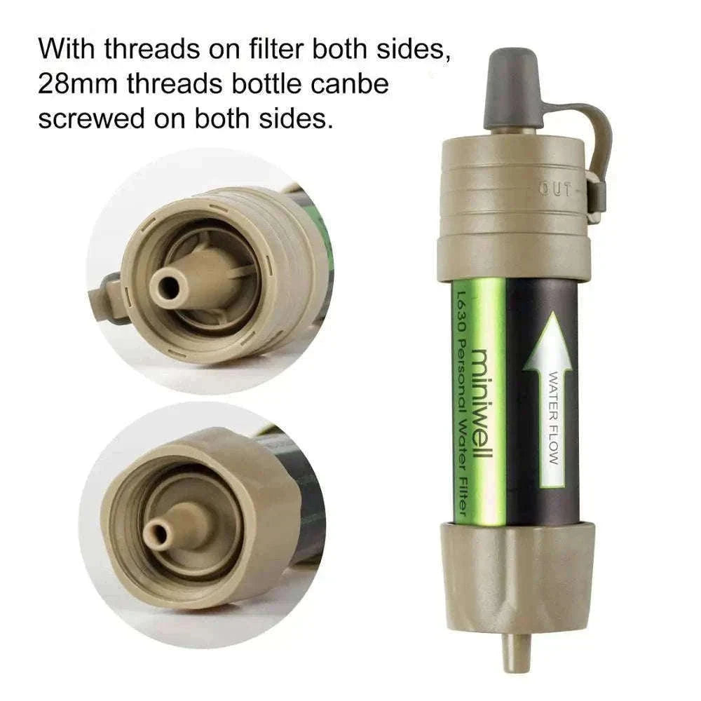Portable Water Filter Straw for Camping & Emergency Survival Use-L630S / China Mainland
