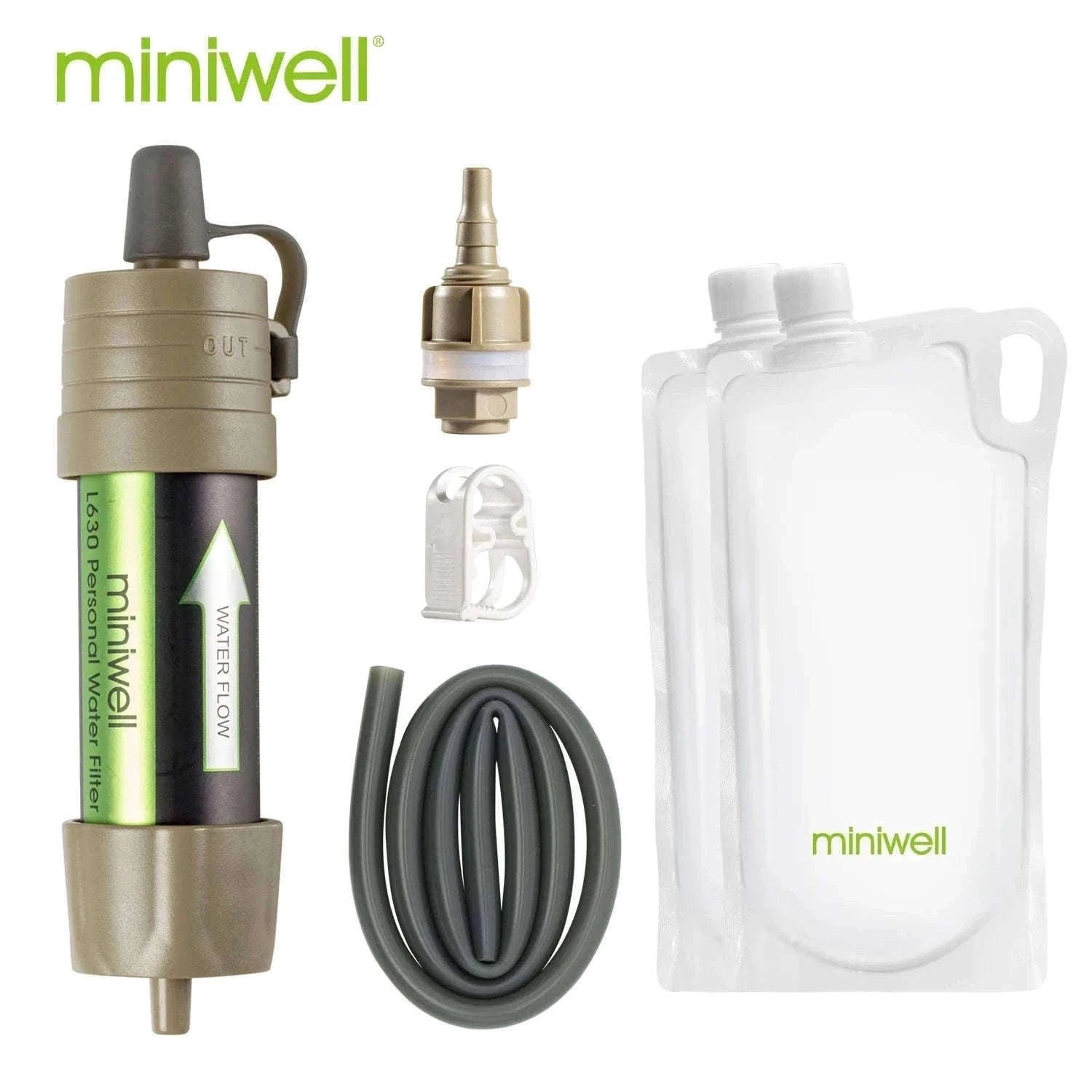 Portable Water Filter Straw for Camping & Emergency Survival Use-L630S / China Mainland