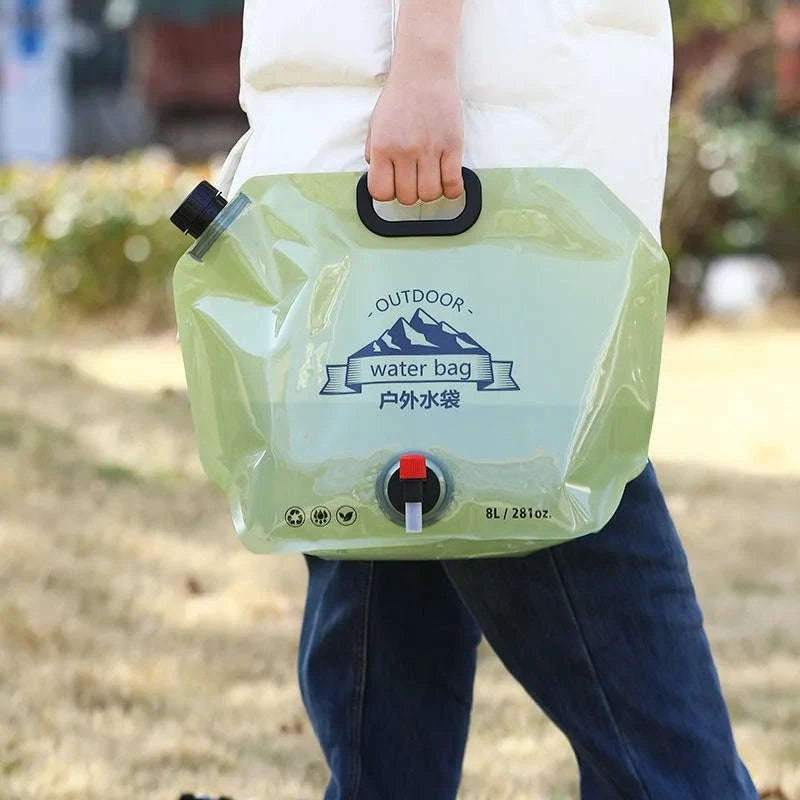 Portable Water Storage Bag-Army green-8L / CHINA