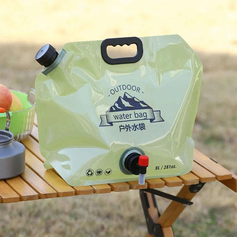 Portable Water Storage Bag-Army green-8L / CHINA