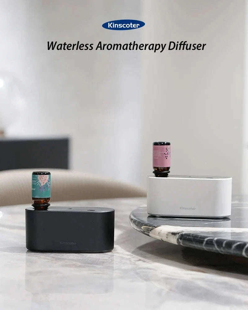 Portable Waterless Aroma Diffuser with 2000mAh Battery-Black