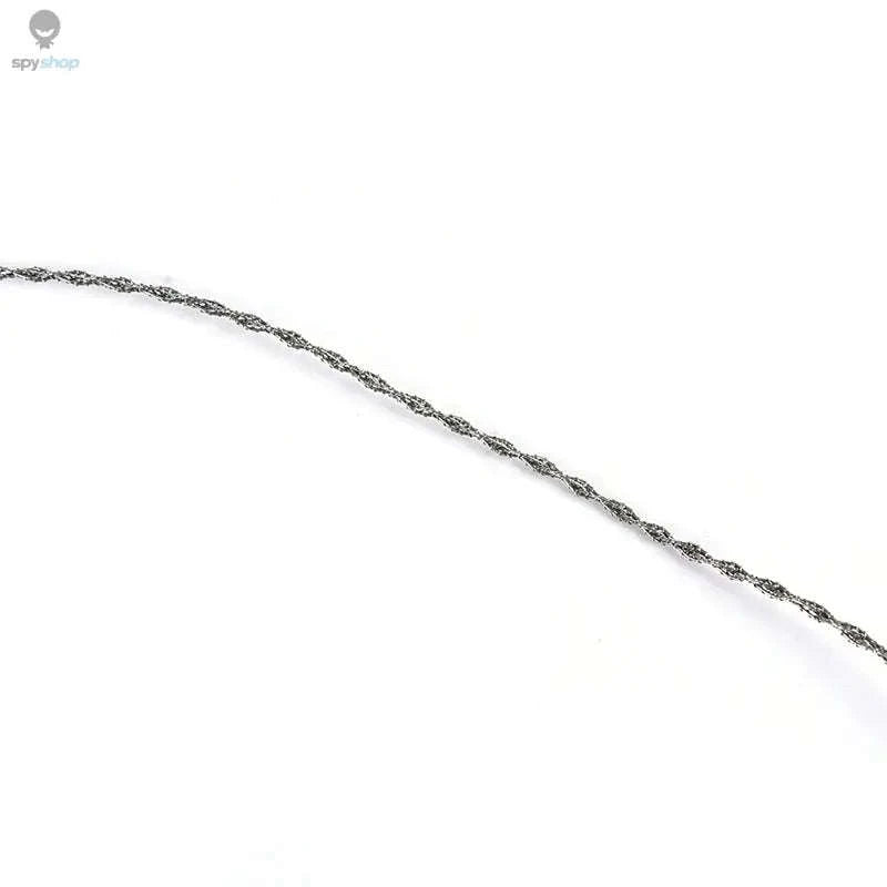 Portable Wire Saw – Compact Cutting Tool for Camping and Survival-Black