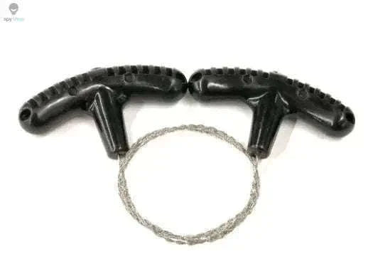 Portable Wire Saw for Camping, Survival, and Outdoor Cutting-Black