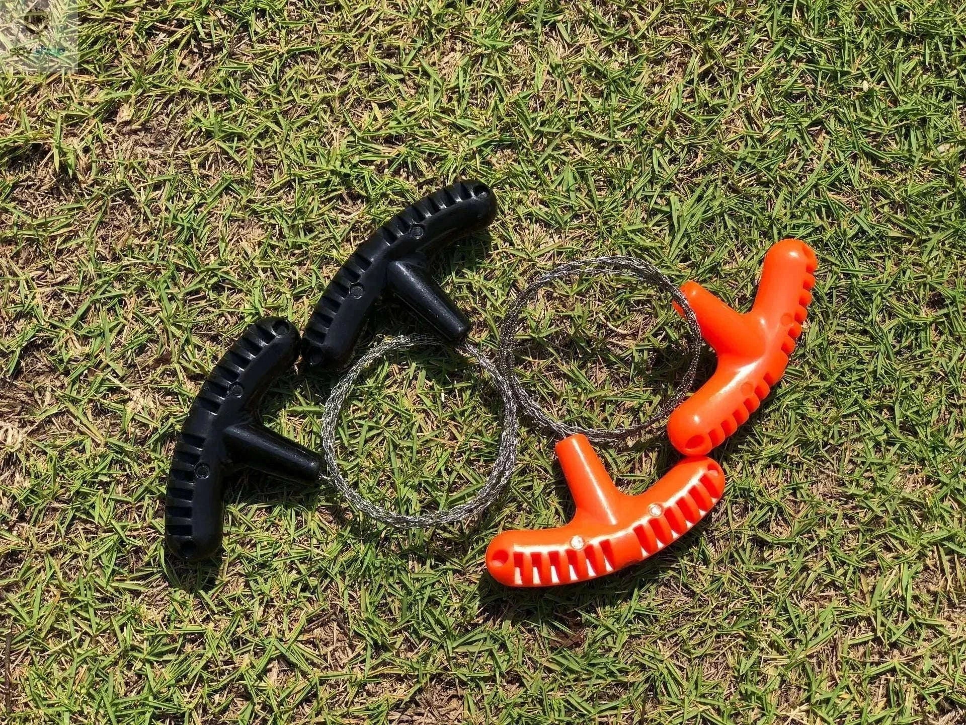 Portable Wire Saw for Camping, Survival, and Outdoor Cutting-Black