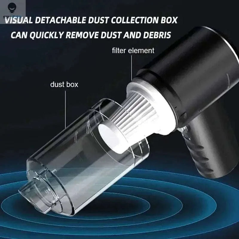 Portable Wireless Car Vacuum Cleaner for Fast, Easy Cleanups-Default Title