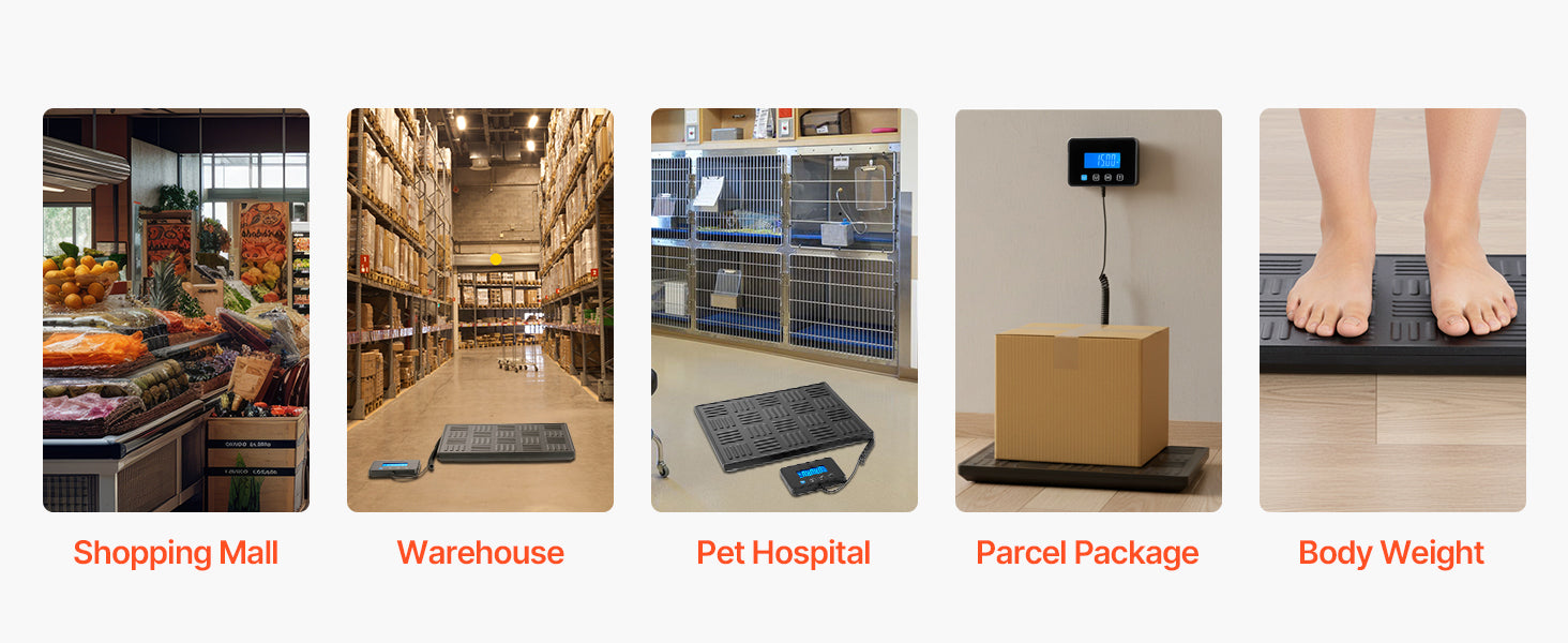 660 lb Digital Postal Scale with Dual Accuracy & Detachable Display