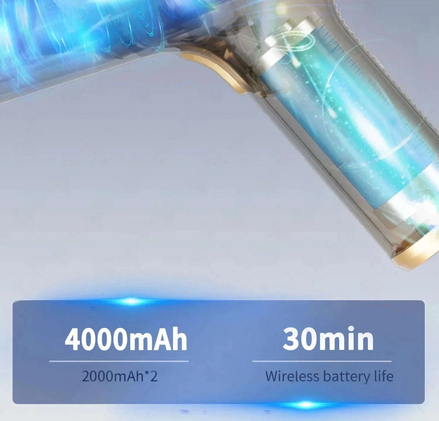 Powerful Mini Car Vacuum Cleaner Cordless 98000PA-Basic 4hepa Bag