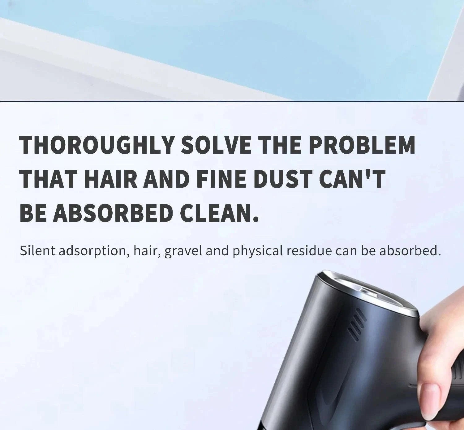 Powerful Mini Car Vacuum Cleaner Cordless 98000PA-Basic 4hepa Bag