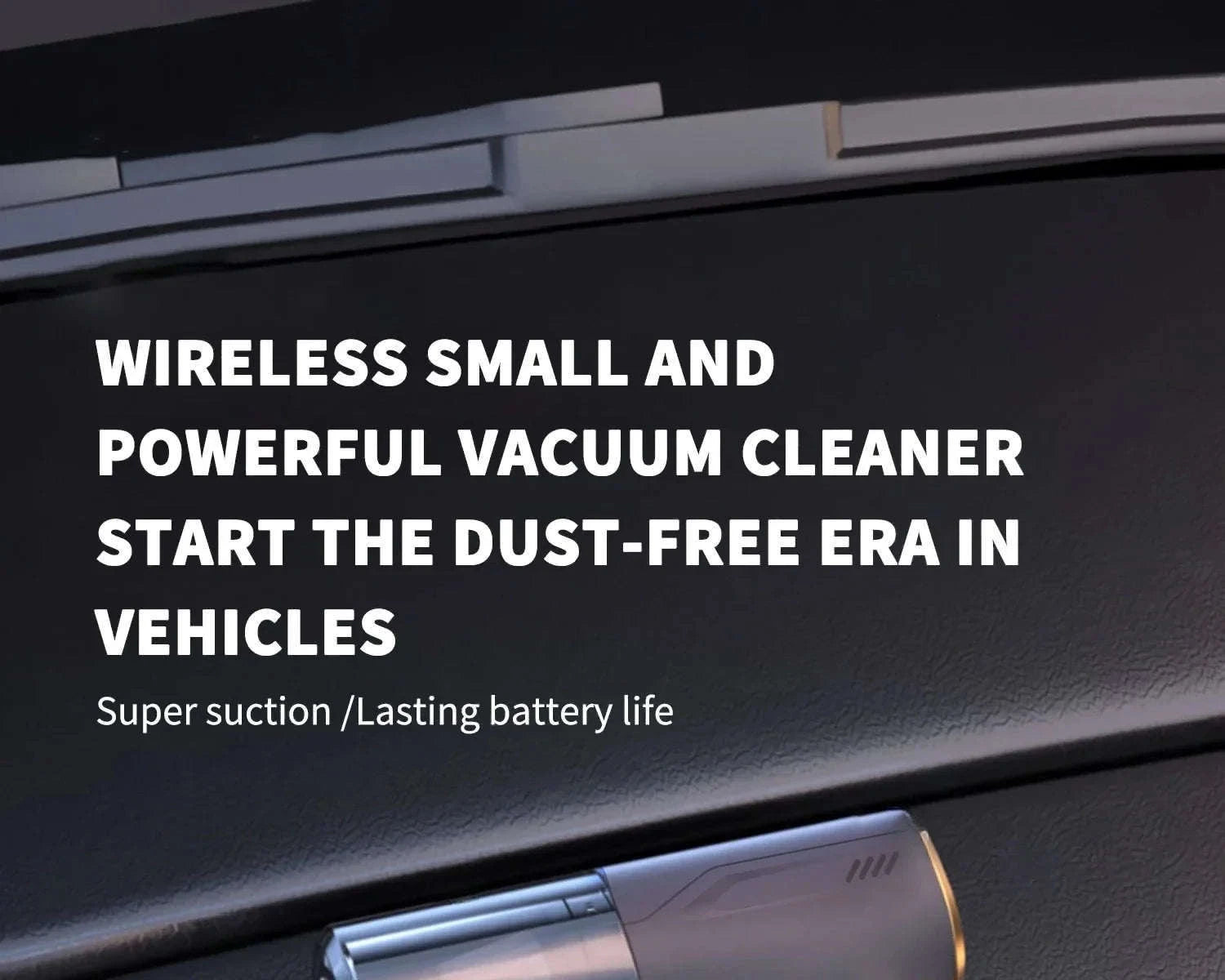 Powerful Mini Car Vacuum Cleaner Cordless 98000PA-Basic 4hepa Bag
