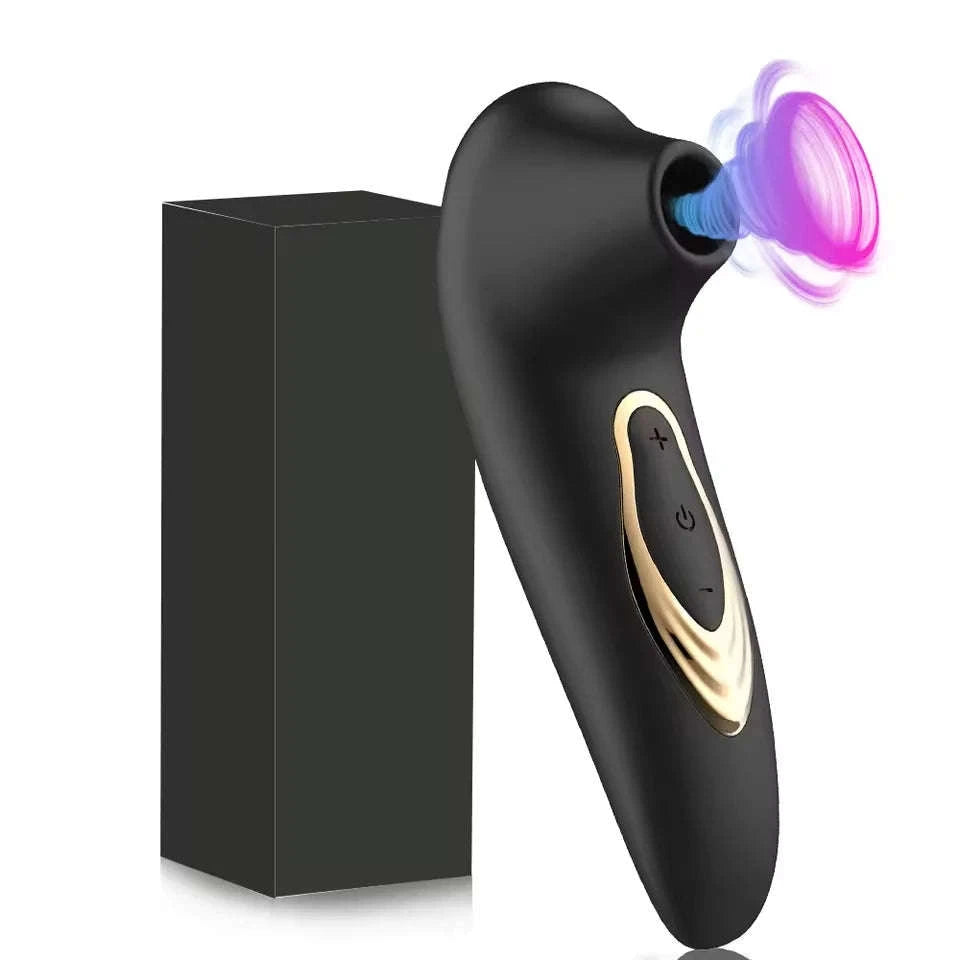 Powerful Oral Sucking Vibrator for Women-Purple-Box