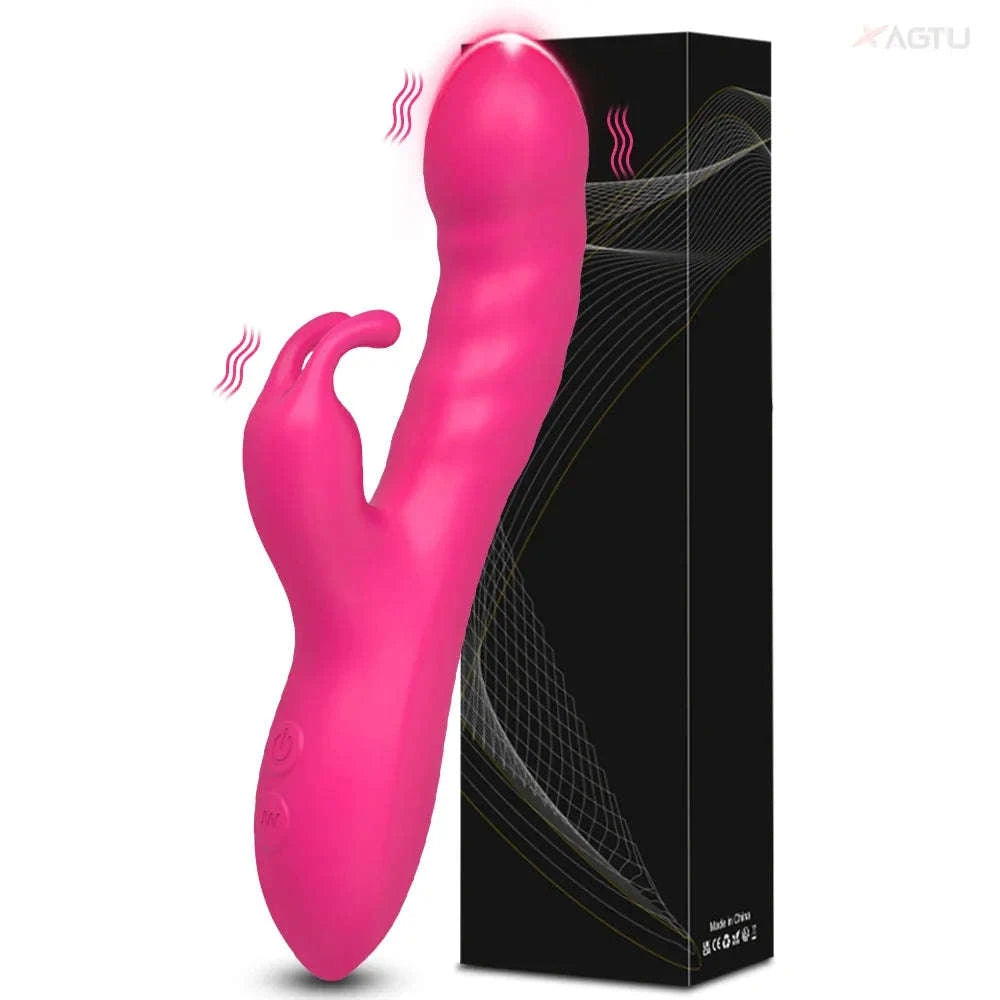 Powerful Rabbit Vibrator-red with box