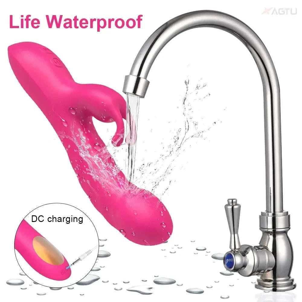Powerful Rabbit Vibrator-red with box