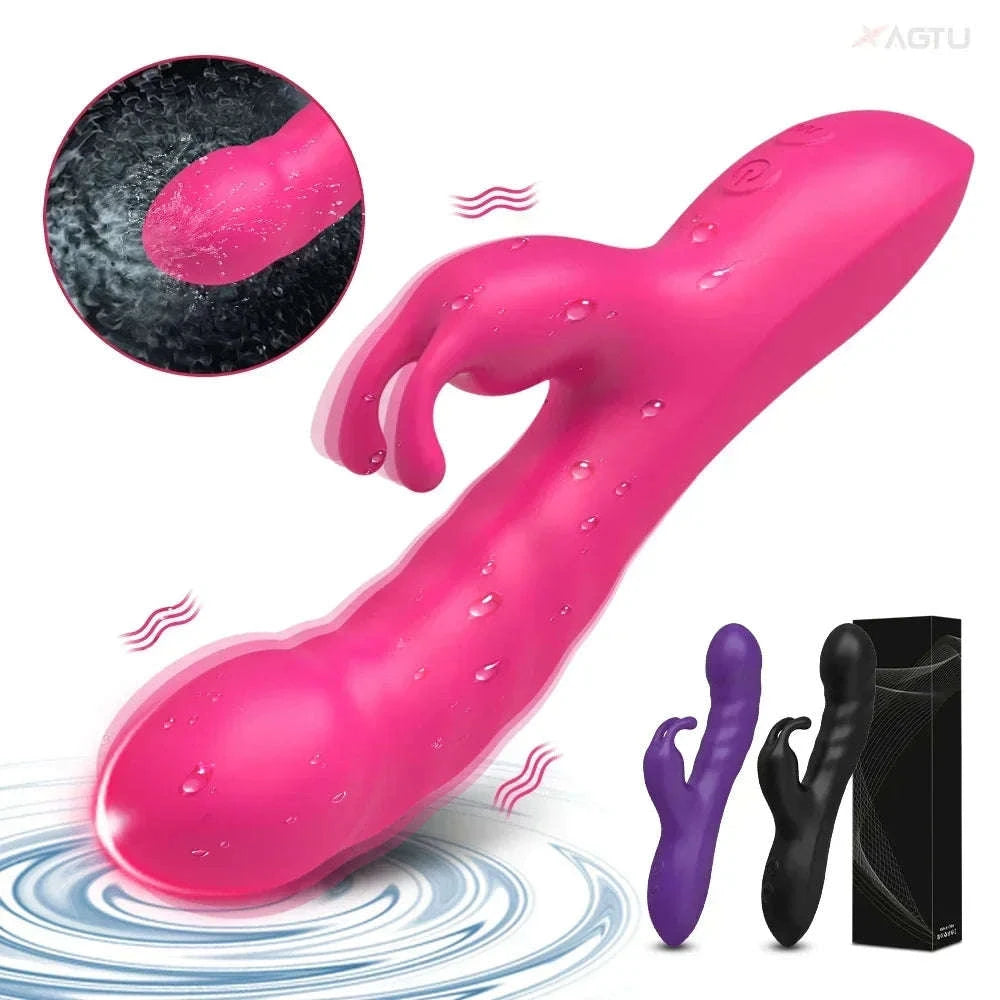 Powerful Rabbit Vibrator-red with box
