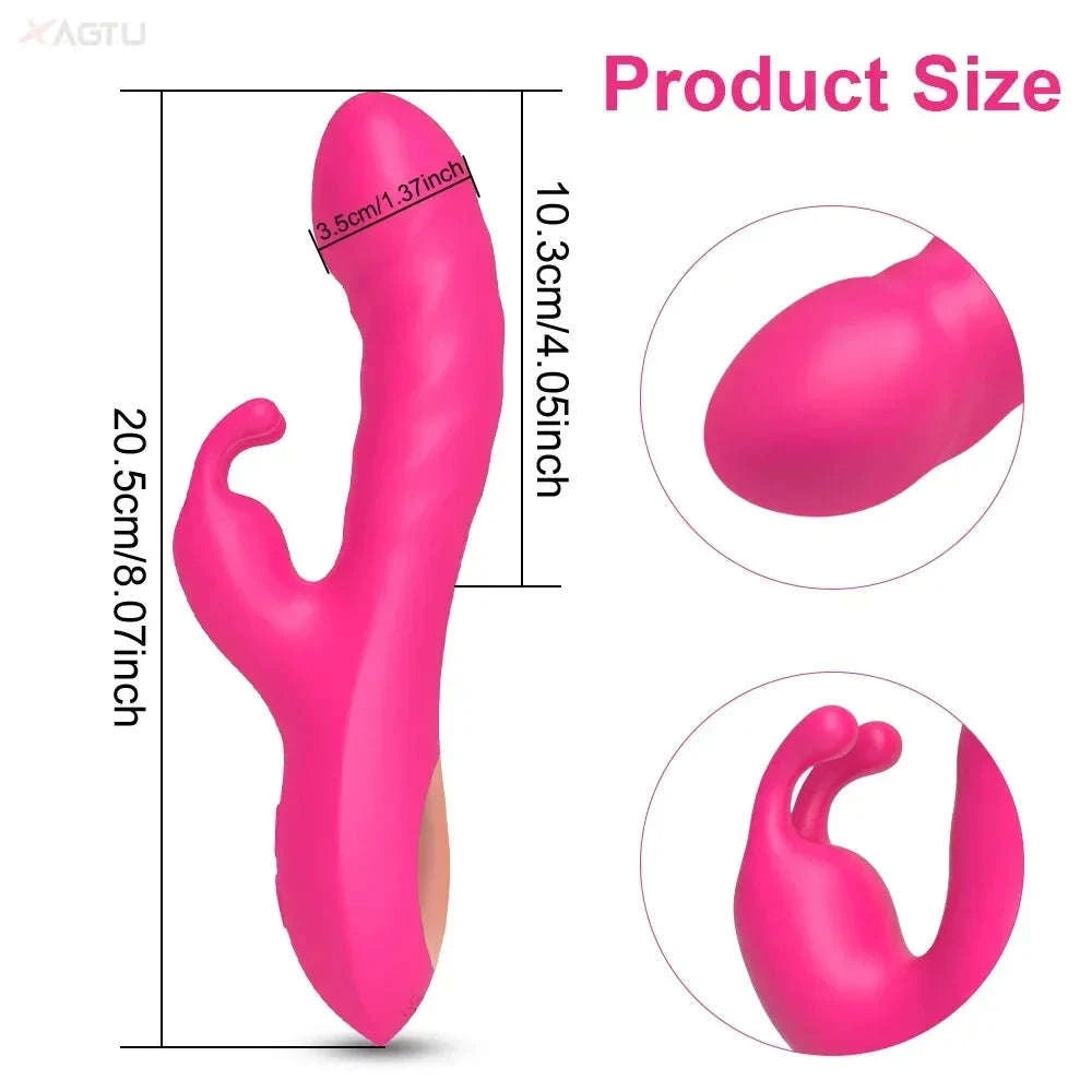 Powerful Rabbit Vibrator-red with box