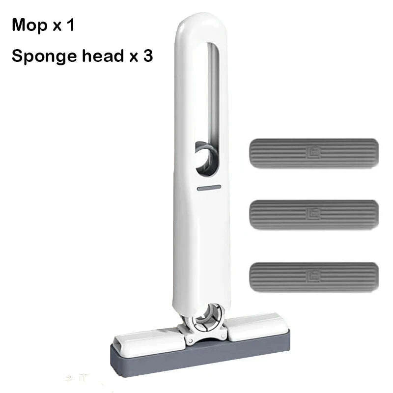 Powerful Squeeze Mini Mop for Easy Daily Cleaning-1pc replace sponge