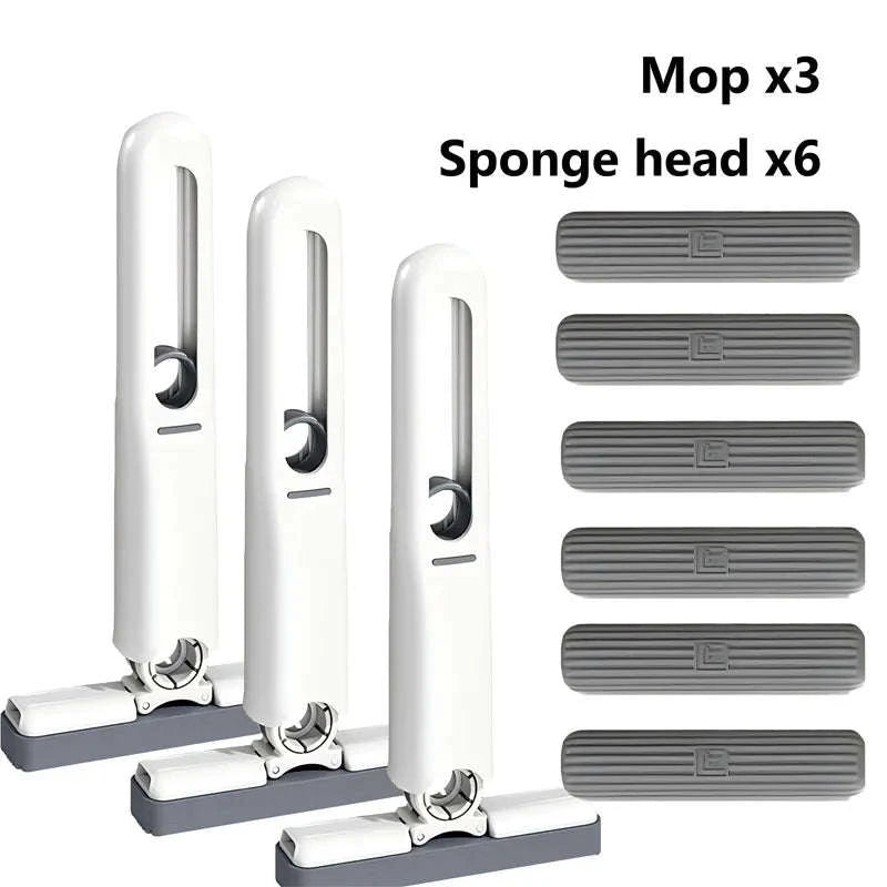 Powerful Squeeze Mini Mop for Easy Daily Cleaning-1pc replace sponge