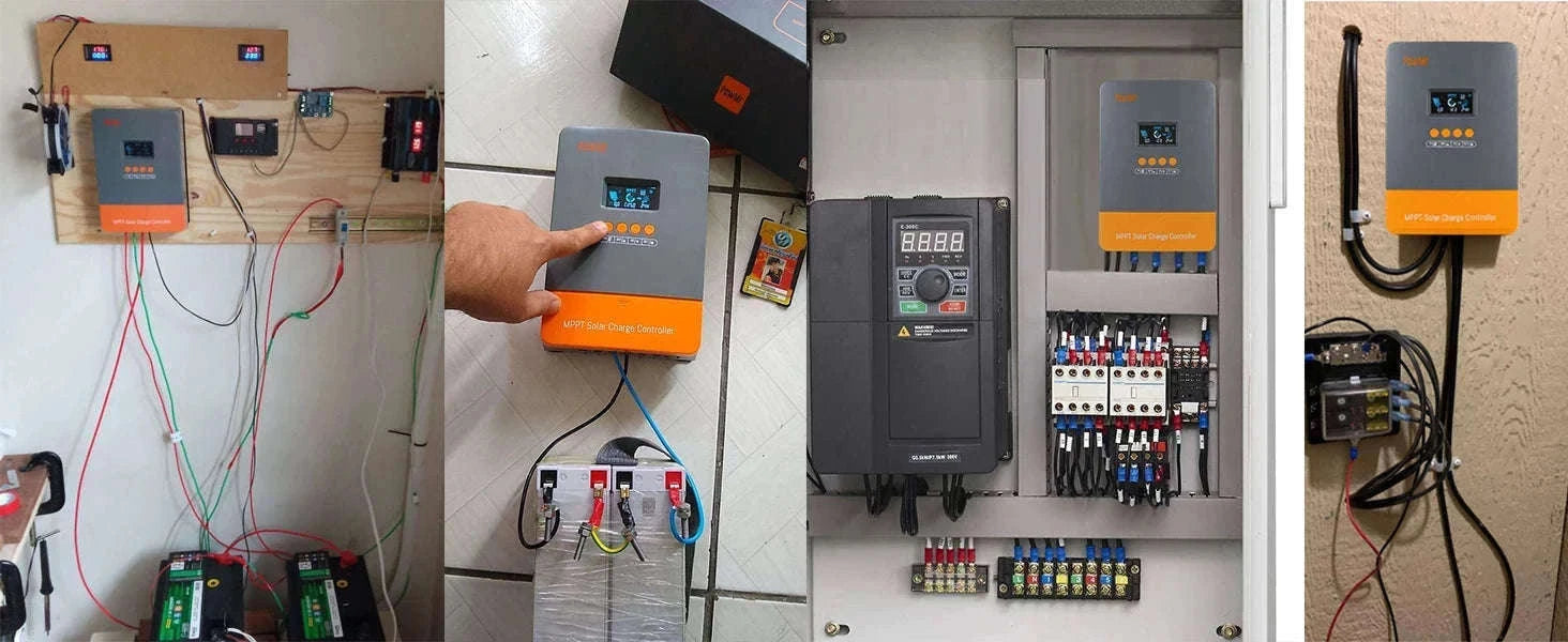 PowMr MPPT Solar Charge Controller for 12V–48V Systems-PWM 60A / france
