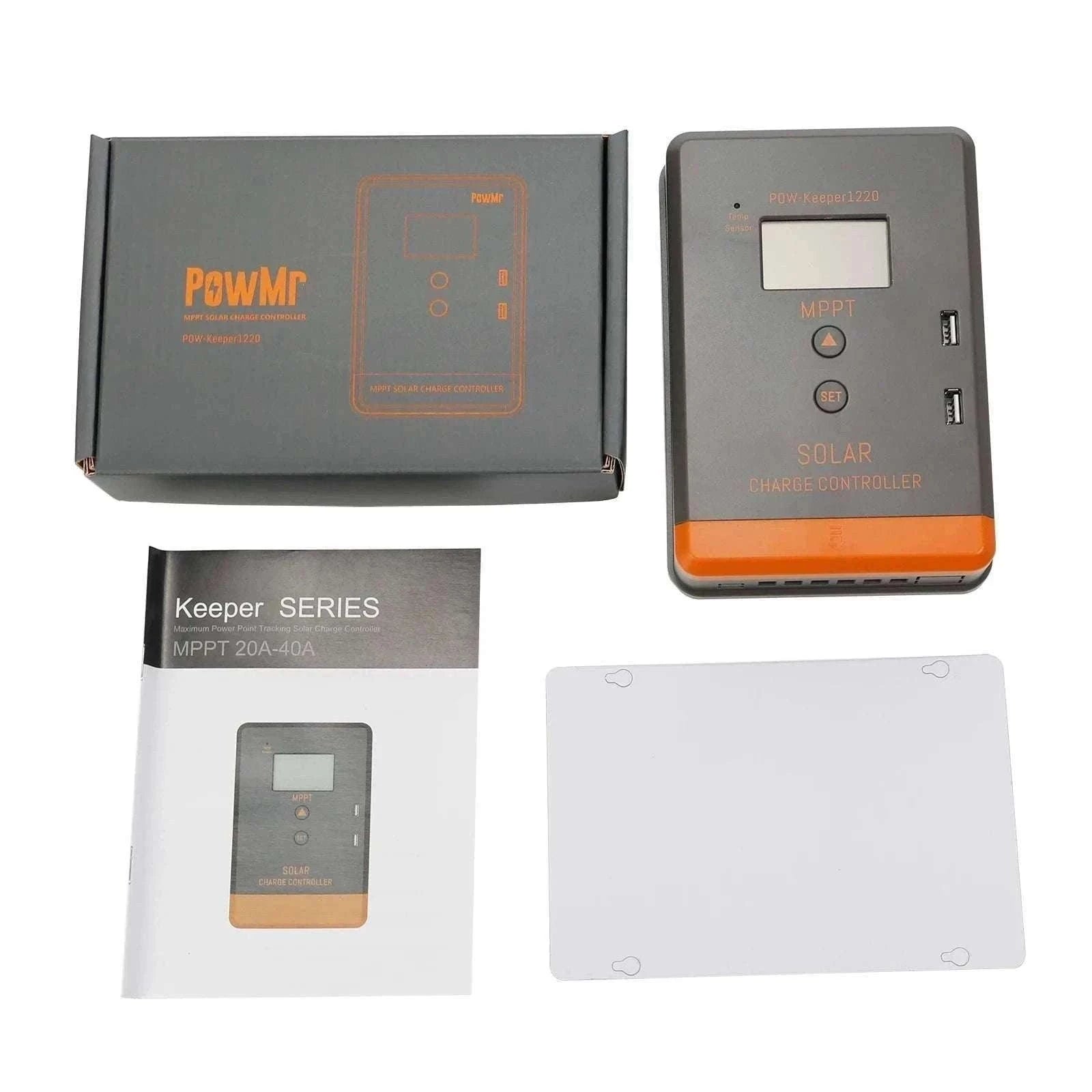PowMr MPPT Solar Charge Controller for 12V–48V Systems-PWM 60A / france
