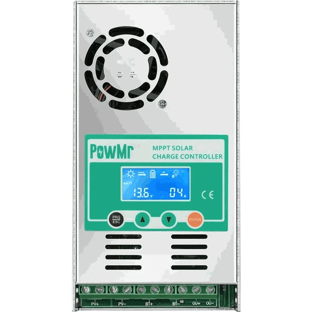 PowMr MPPT Solar Charge Controller for 12V–48V Systems-PWM 60A / france