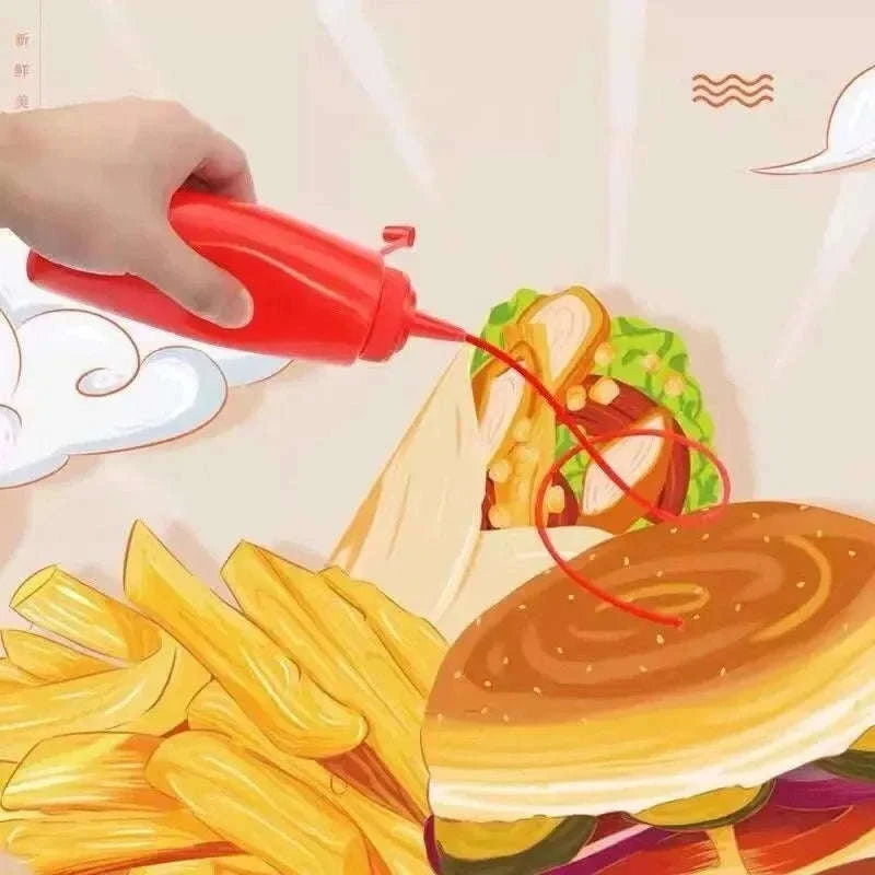 Prank Ketchup Bottle – Hilarious Gag Gift for Mealtime Fun-Red