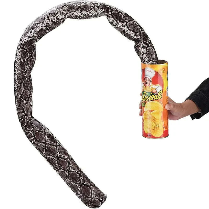 Prank Snake Toy in Potato Chip Can for Surprise Laughter-1pc-11cm X 5cm