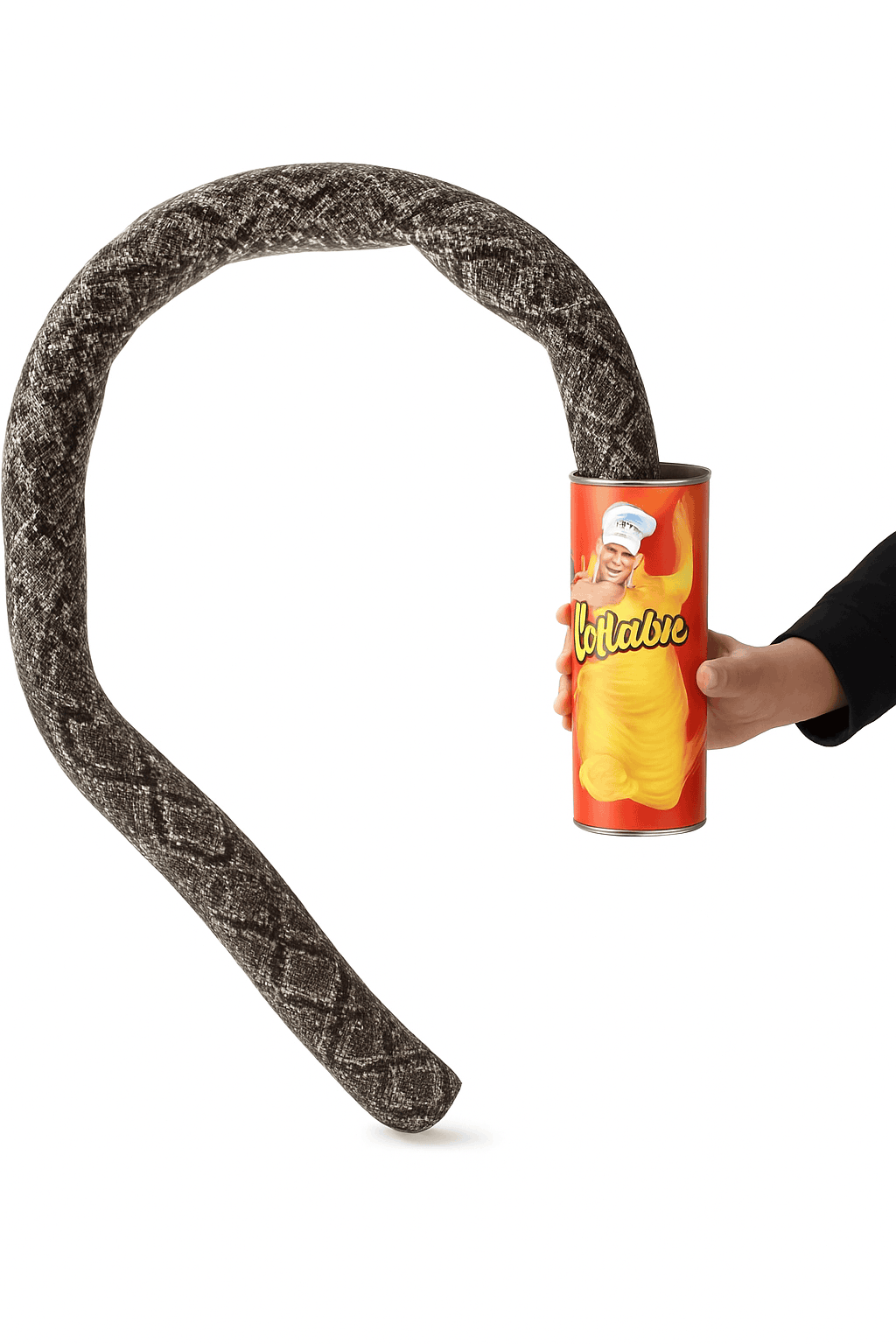 Prank Snake Toy in Potato Chip Can for Surprise Laughter-1pc-11cm X 5cm
