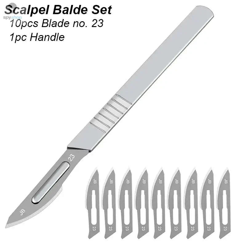 Precision Hobby Blade Set Stainless Steel Cutting Tools Kit-Scalple Blade 11