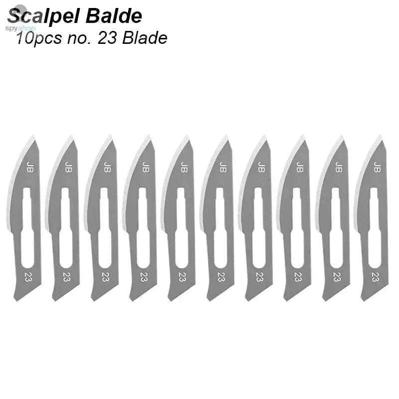Precision Hobby Blade Set with Stainless Steel Handle-Scalple Blade 23