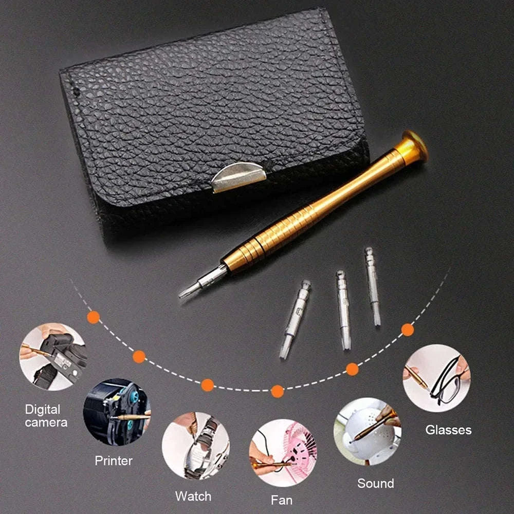 Precision Screwdriver Set 152-in-1 Professional Repair Kit-152 in 1 (black)