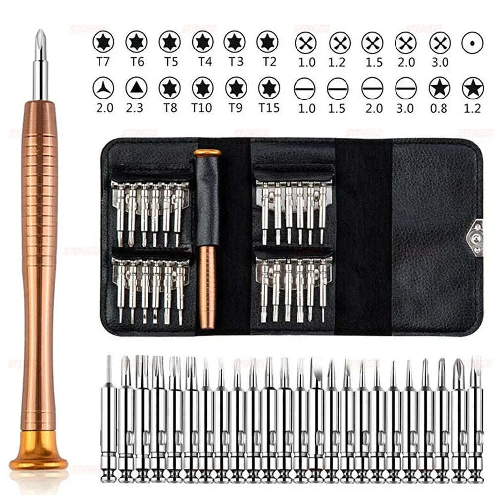 Precision Screwdriver Set 152-in-1 Professional Repair Kit-152 in 1 (black)