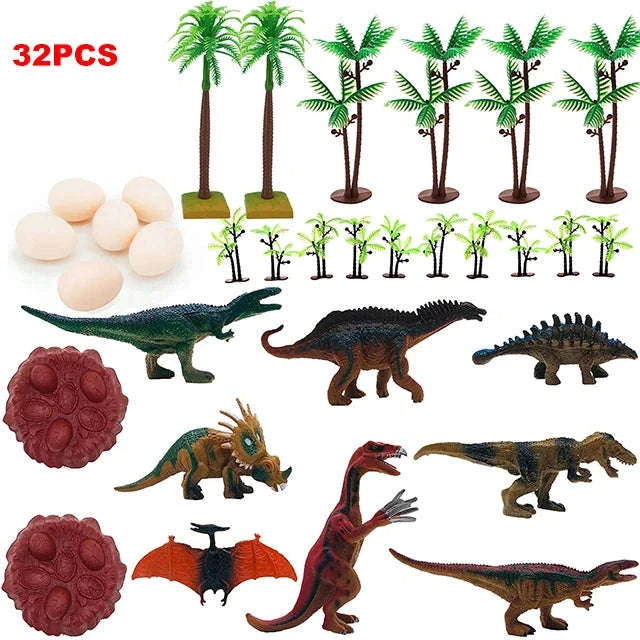 Prehistoric Jurassic Dinosaur Action Figures Set-dinosaur model 3