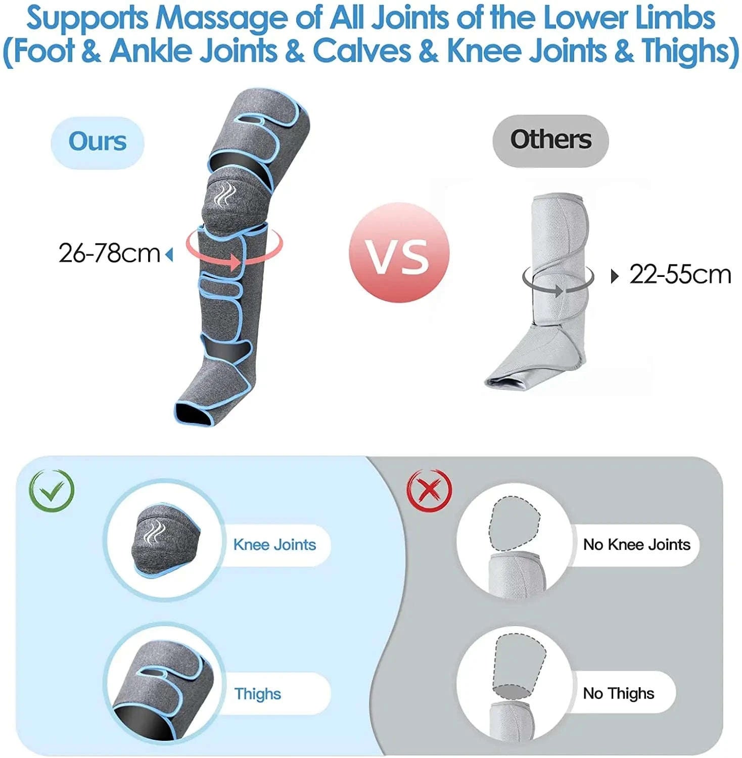 Premium Foot and Leg Massager-EU plug 2022