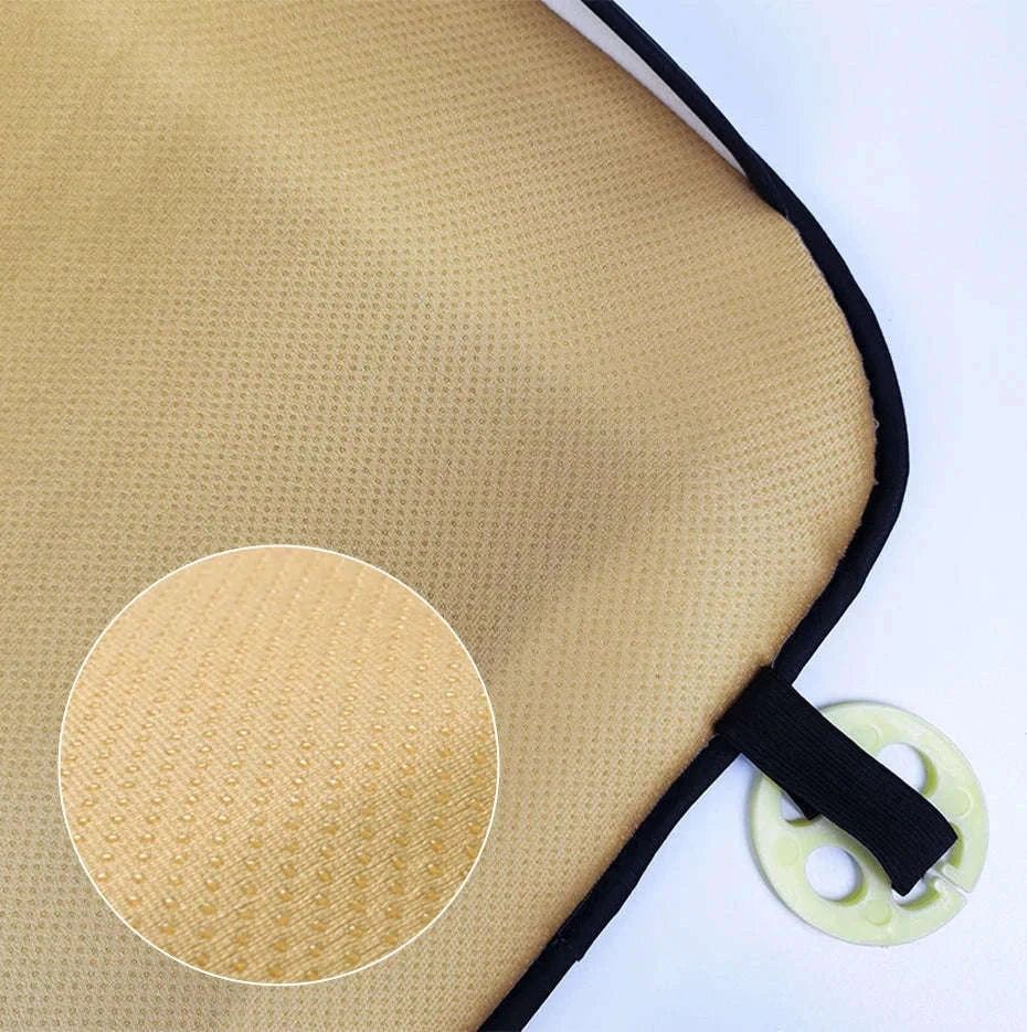 Premium PU Leather Car Seat Cover-BEIGE front 1 PC