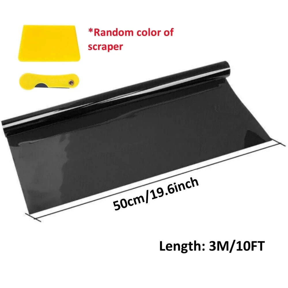 Premium Window Tint Film 50cm x 3m UV-Blocking Car Sun Shade-15percent VLT / GERMANY