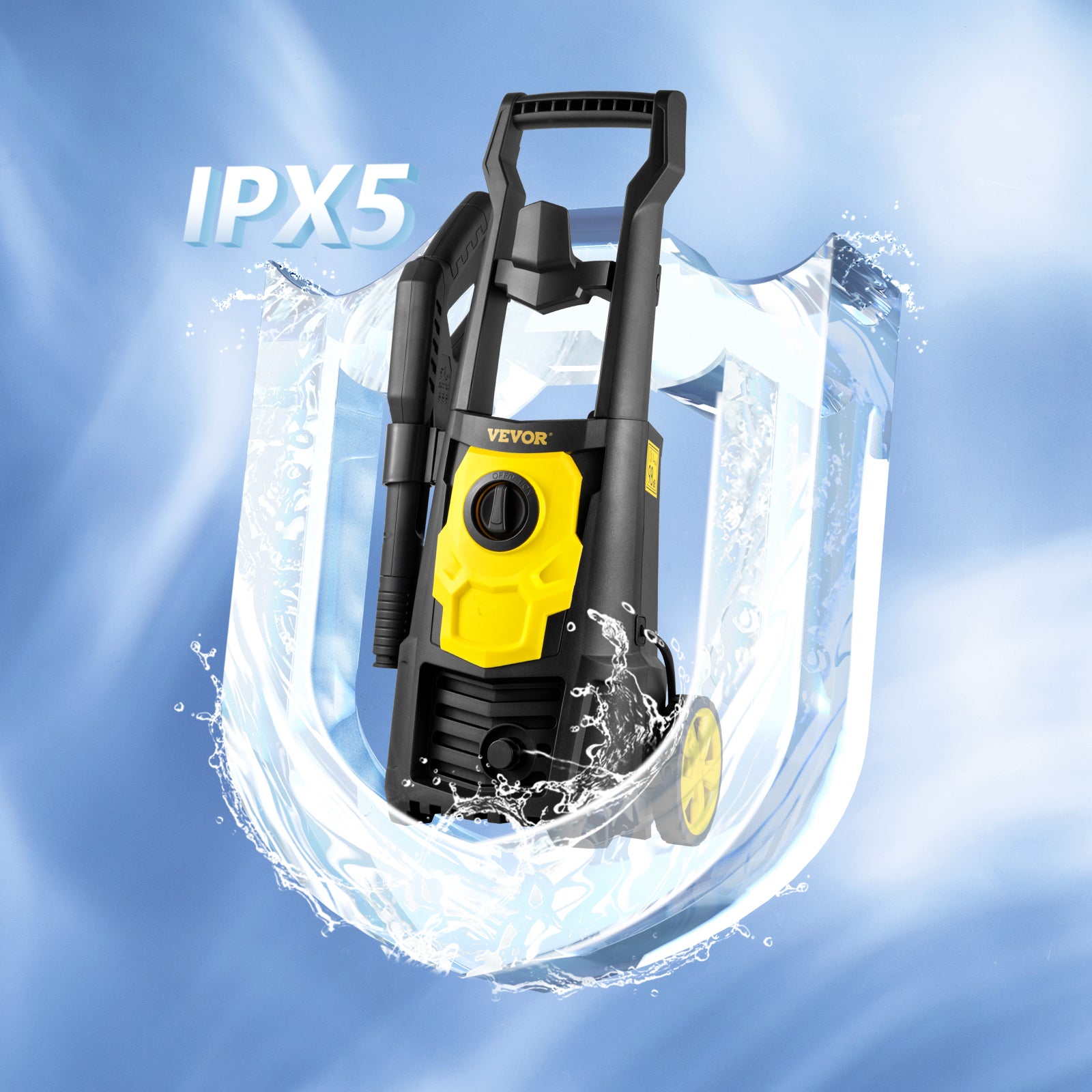 VEVOR 1500W High Pressure Car Washer 2000 PSI Electrical Portable Car Washing Machine Auto Wash Washers Spray Gun for Home Use