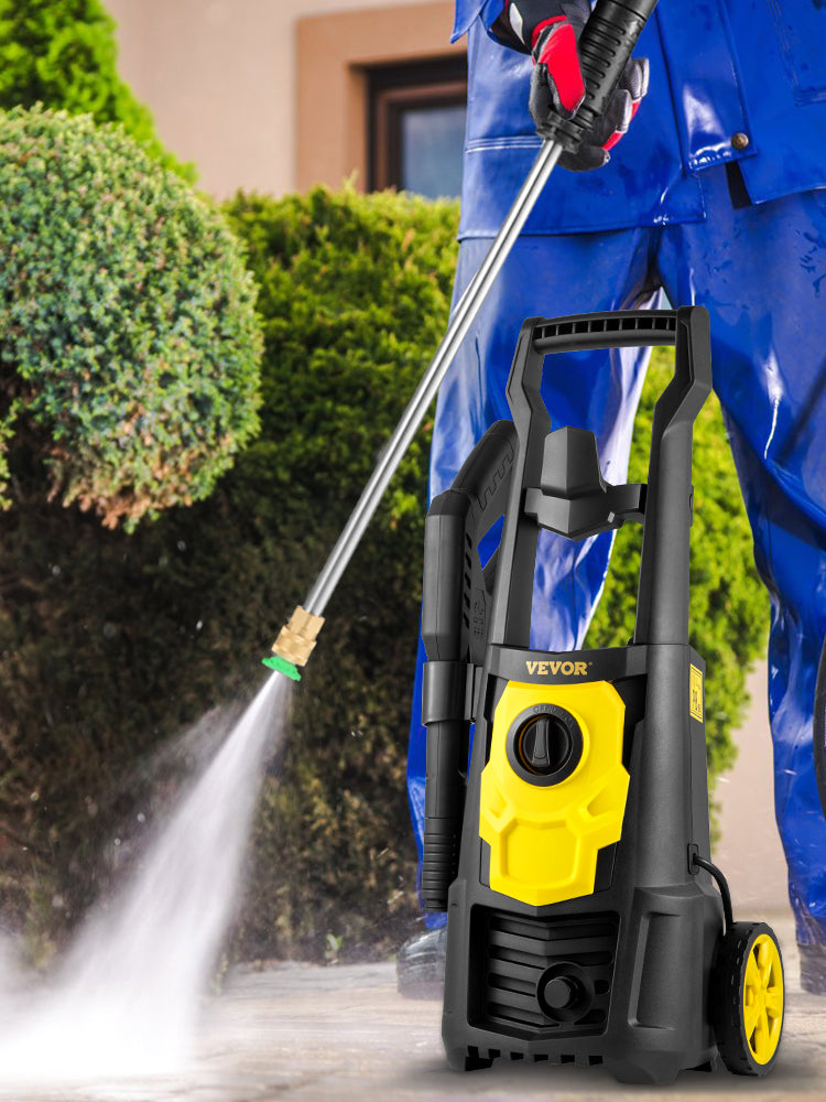 VEVOR 1500W High Pressure Car Washer 2000 PSI Electrical Portable Car Washing Machine Auto Wash Washers Spray Gun for Home Use