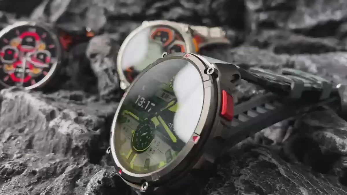 Outdoor Bluetooth Calling Smartwatch with Compass & Flashlight