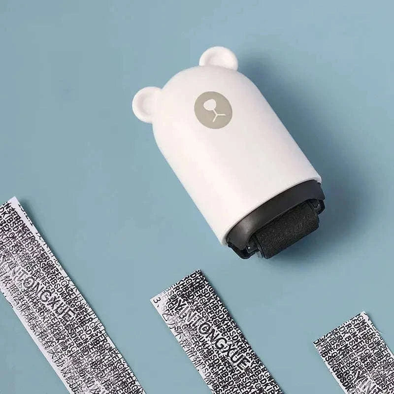 Privacy Seal Roller Stamp for Fast Personal Data Coverage-white