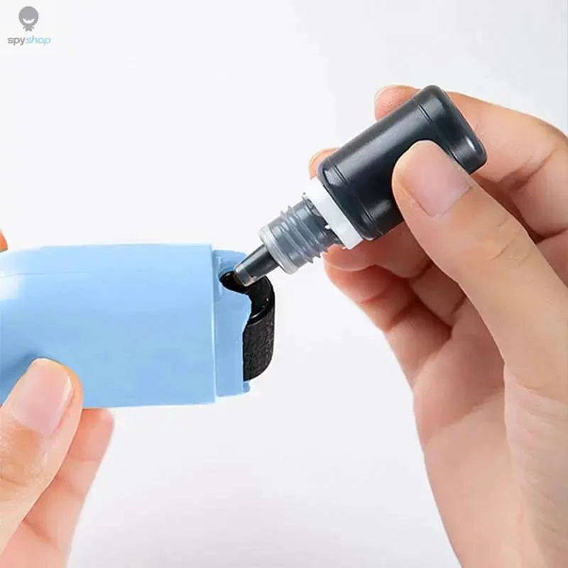 Privacy Seal Roller Stamp – Quick Coverage for Secure Personal Data-white