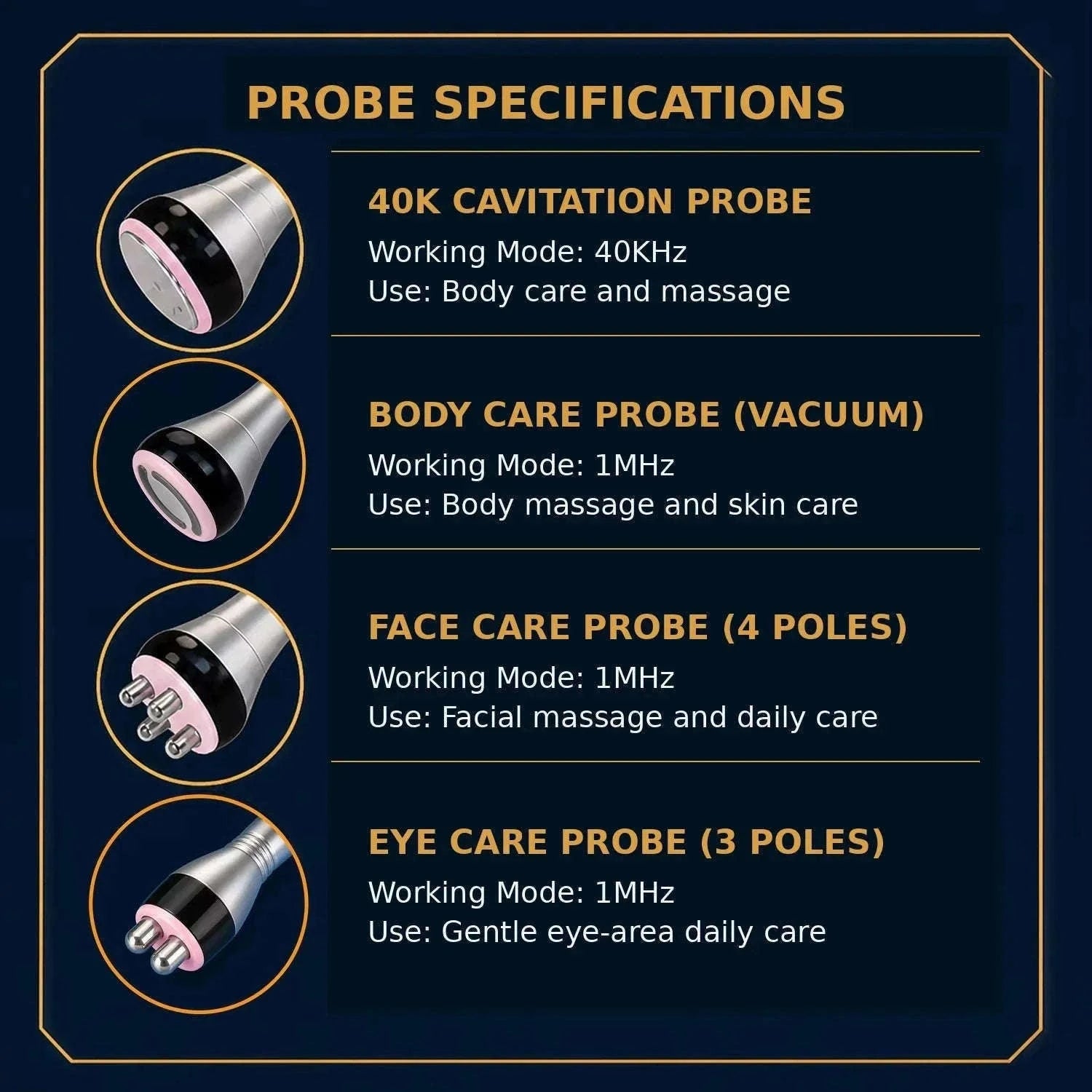 Professional Cavitation Machine with Massage Handles-Ivory / Mexico